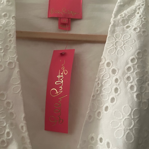 White Lilly Pulitzer Eyelet Dress - Picture 3 of 3